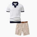 Ensemble Polo Texturé Homme