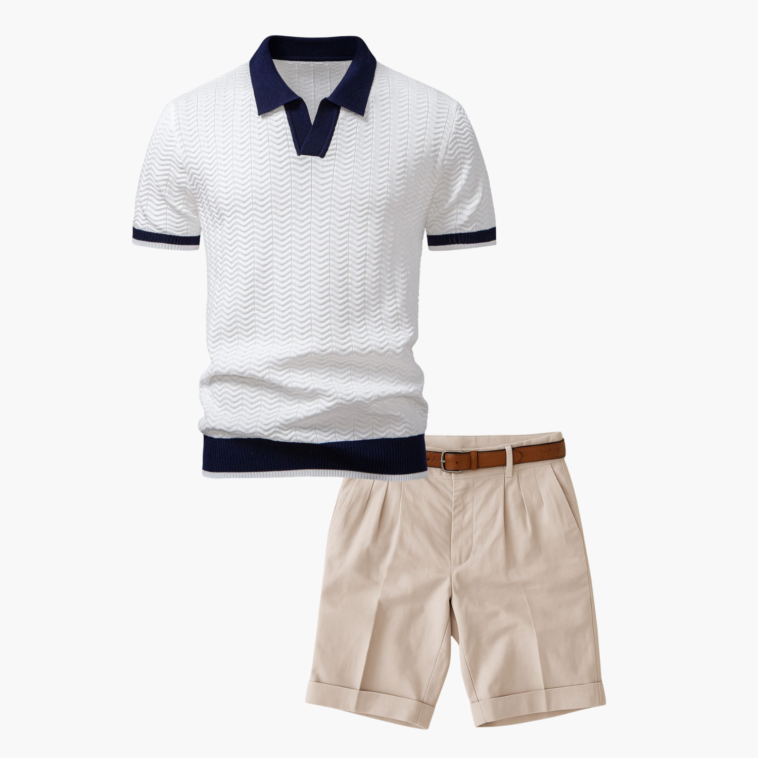 Ensemble Polo Texturé Homme