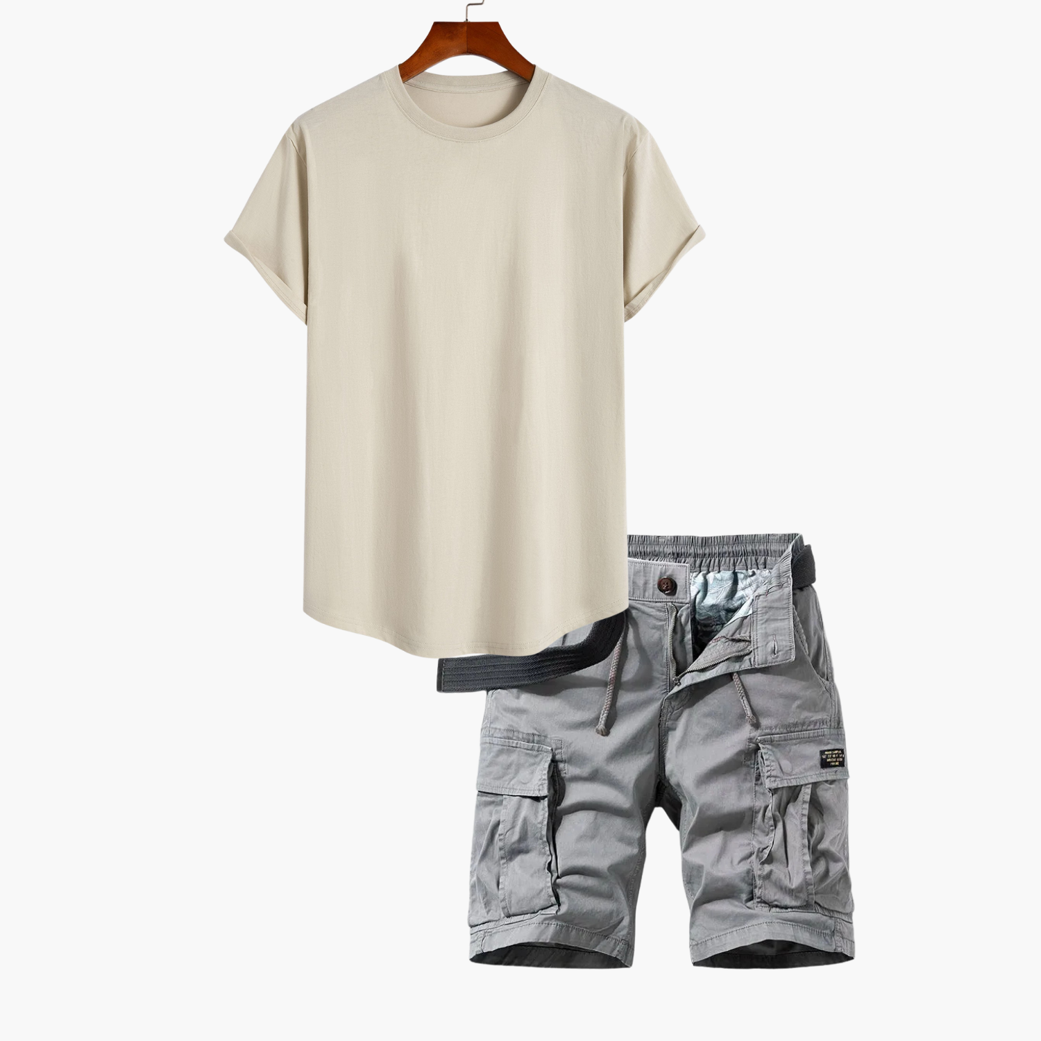Ensemble T-shirt et Short Cargo Homme - vue 3