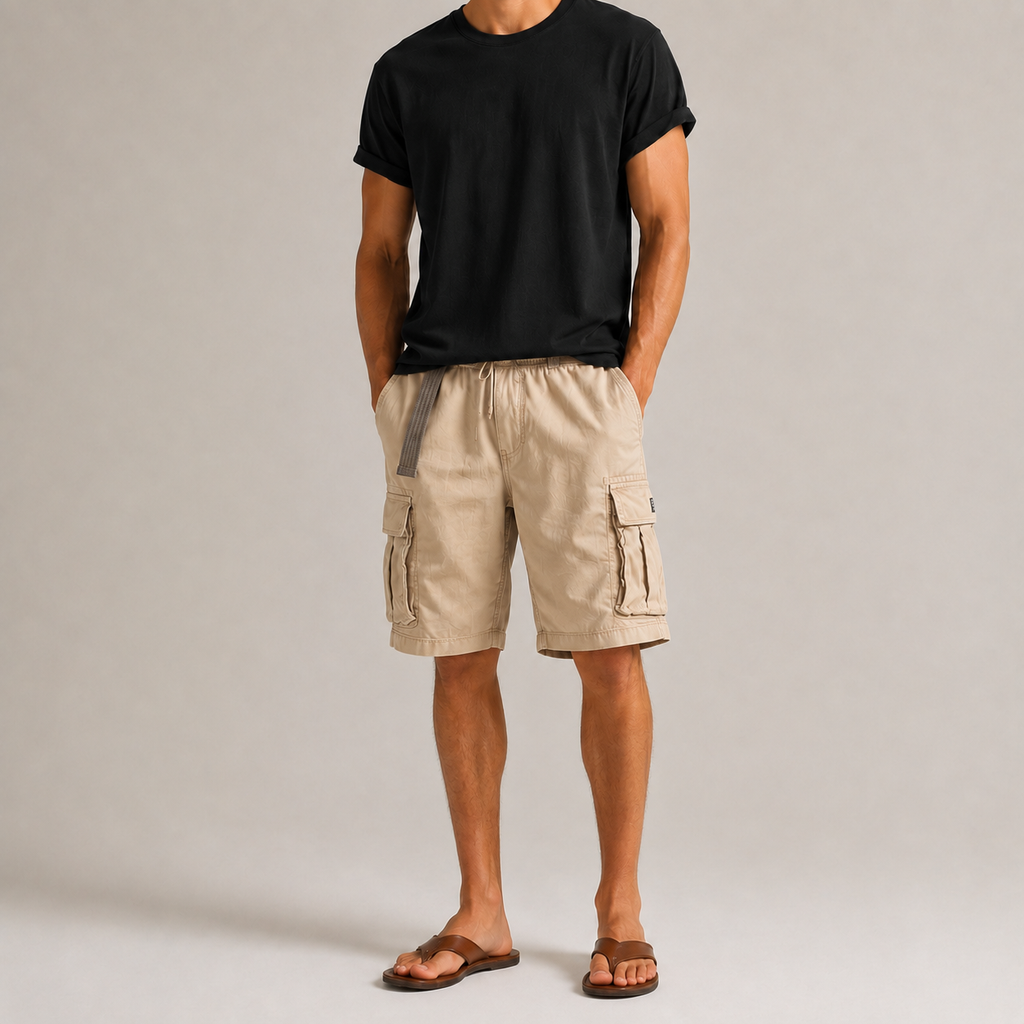 Ensemble Rimini — t-shirt et short cargo