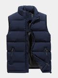 Gilet homme col montant
