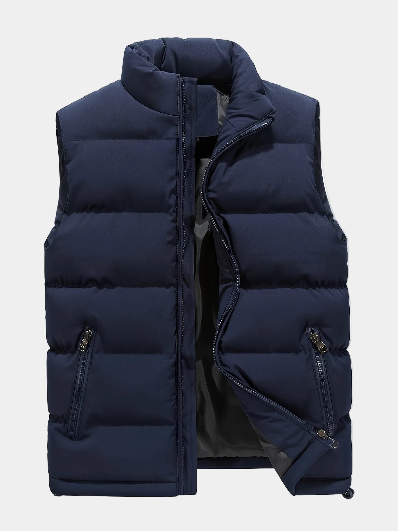 Gilet homme col montant