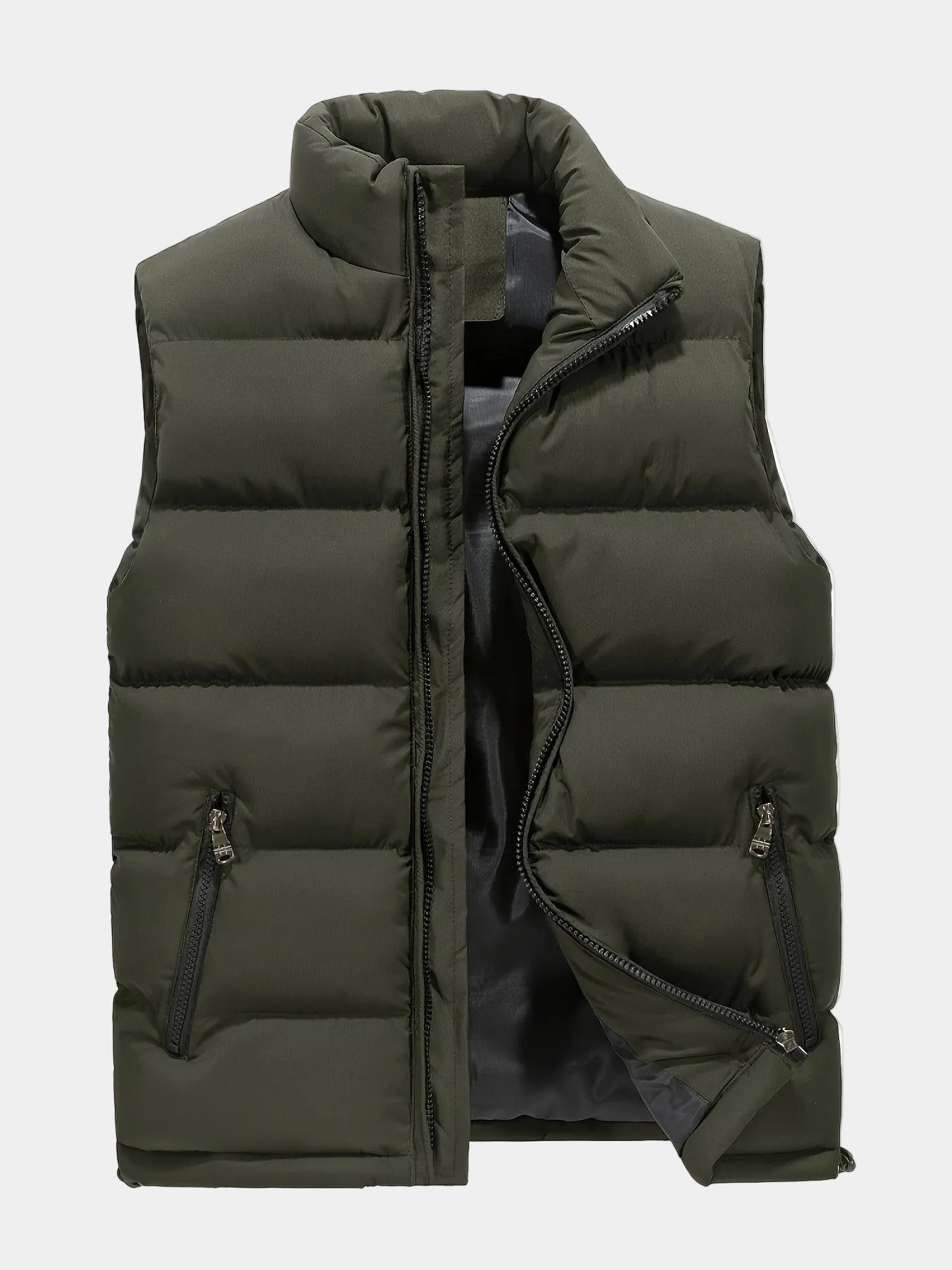 Gilet homme col montant - vue 3