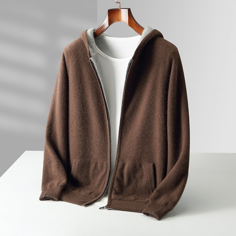 Gilet homme zippé à capuche - vue 3