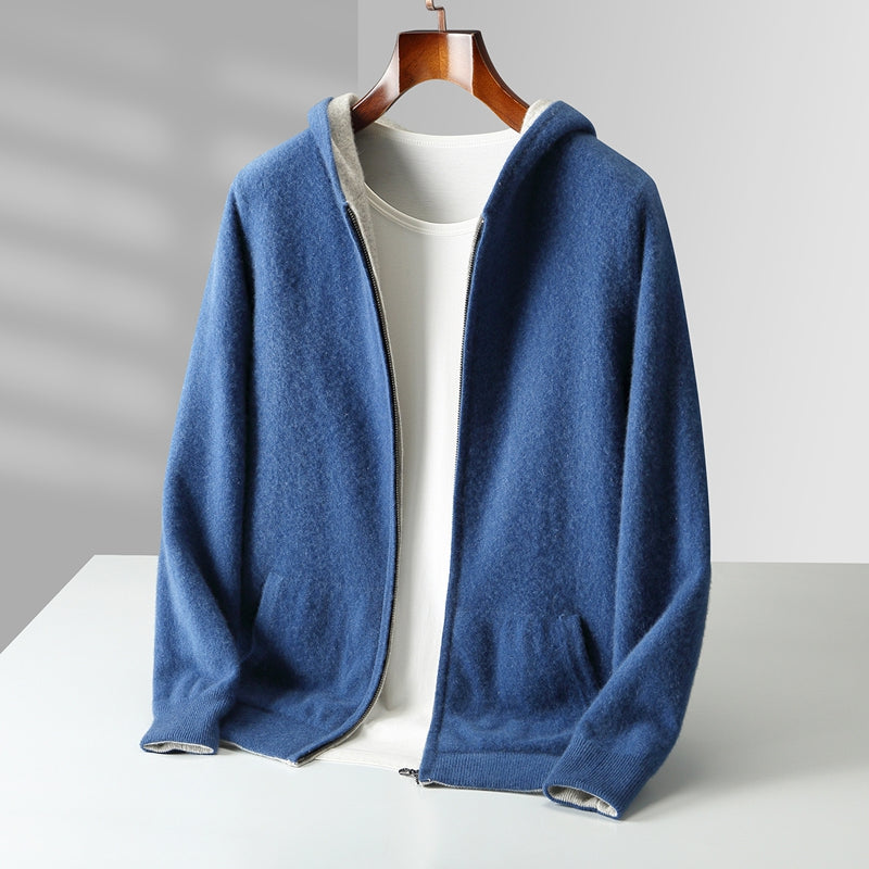 Gilet homme zippé à capuche - vue 5