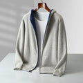 Gilet homme zippé à capuche