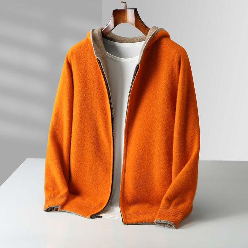 Gilet homme zippé à capuche - vue 6