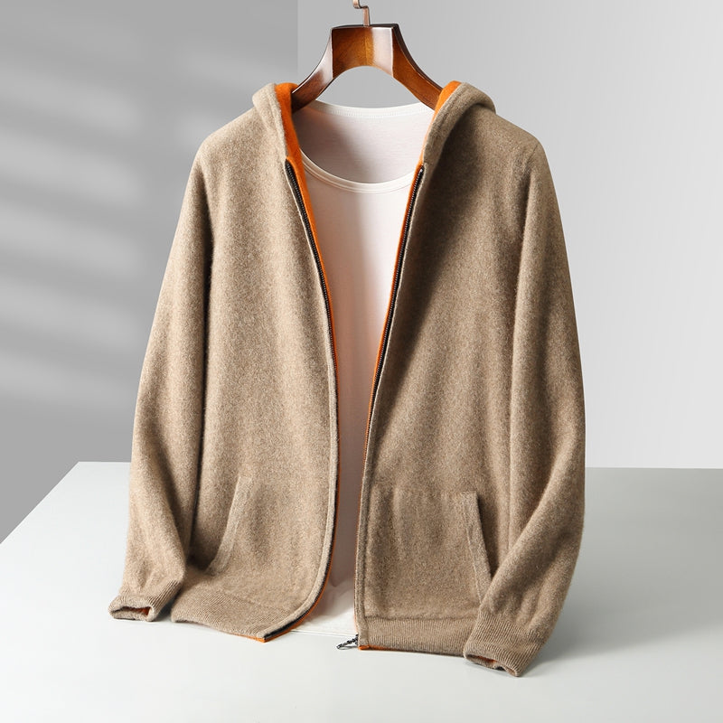 Gilet homme zippé à capuche - vue 2