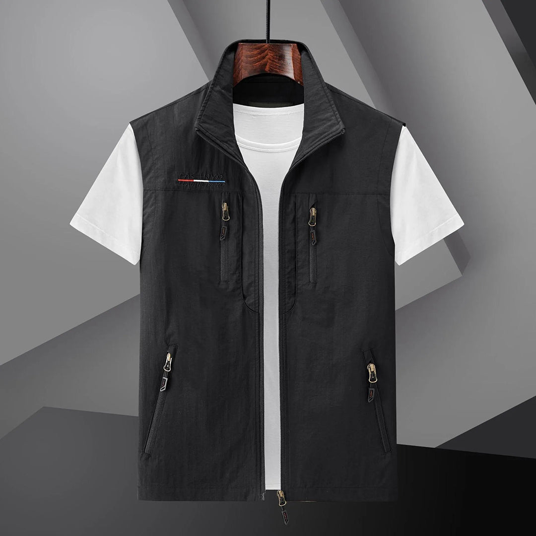 Gilet homme zippé multi-poches - vue 3