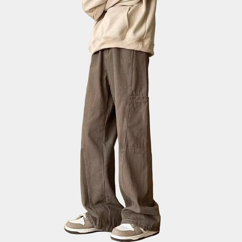 Jean homme coupe large