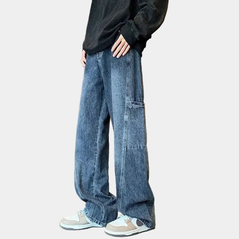 Jean homme coupe large - vue 4
