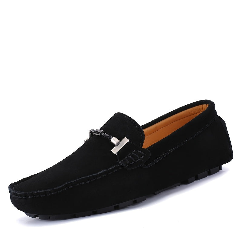 Mocassins homme à mors métallique