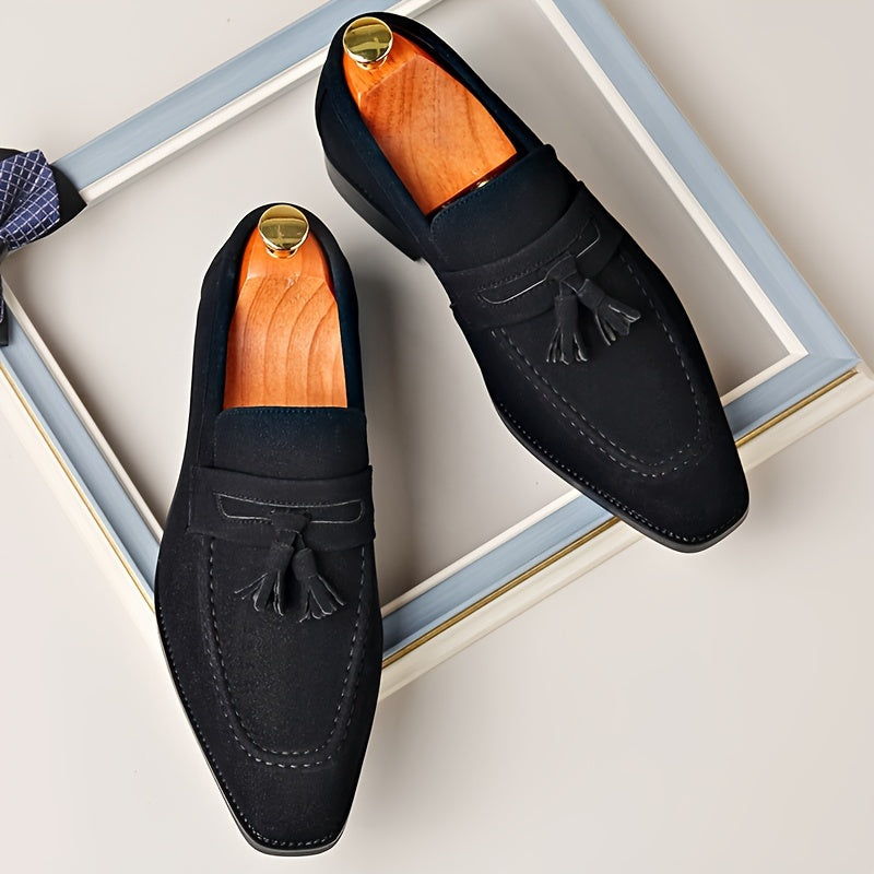 Mocassins homme à plateau frangé - vue 4
