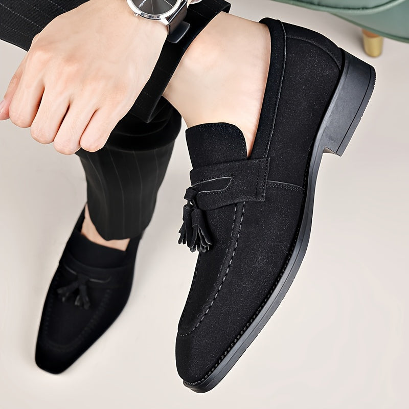 Mocassins homme à plateau frangé - vue 5