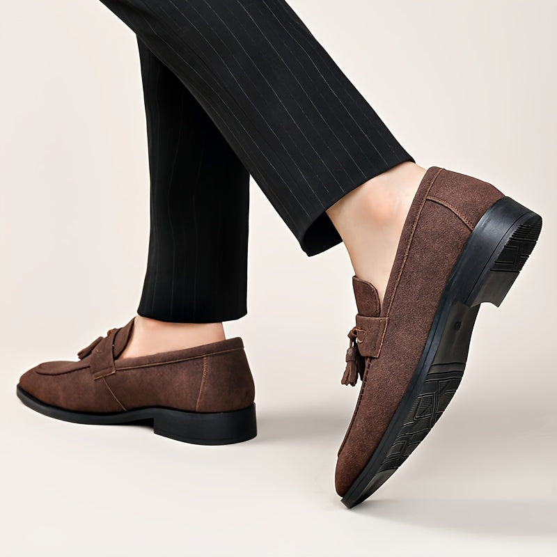 Mocassins homme à plateau frangé - vue 7