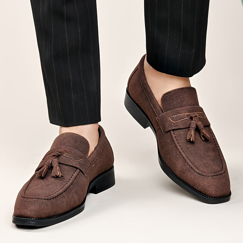 Mocassins homme à plateau frangé - vue 2